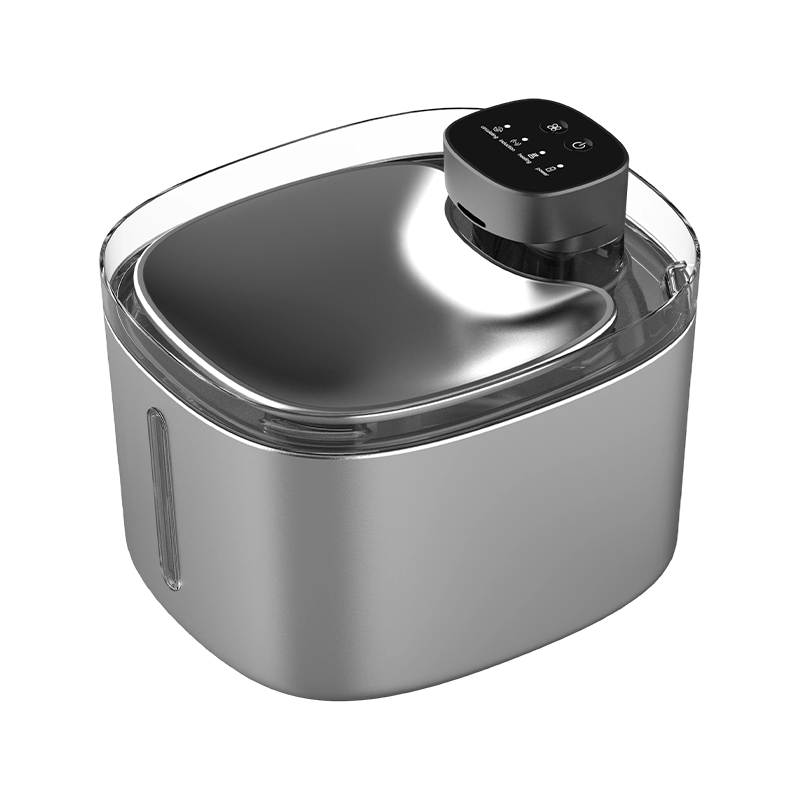 Fontaine d'eau intelligente pour animaux de compagnie en acier inoxydable haute capacité MAS-1009 5L